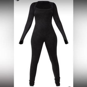 Ribbed Knit Jumpsuit